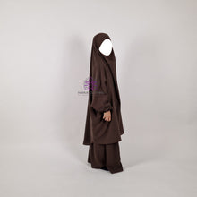 Load image into Gallery viewer, Jilbab Zaynab (girls) 2 Piece - Mocha