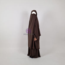Load image into Gallery viewer, Jilbab Zaynab (girls) 2 Piece - Mocha