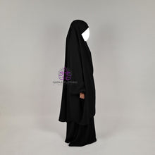 Load image into Gallery viewer, Jilbab Zaynab (girls) 2 Piece - Black