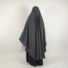 Load image into Gallery viewer, Long Rounded Khimar - Charcoal