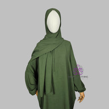 Load image into Gallery viewer, Luxury Prayer Abaya with Attached Hijab - Khaki