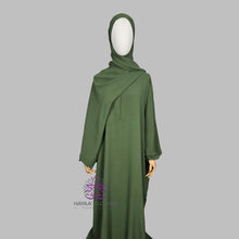 Load image into Gallery viewer, Luxury Prayer Abaya with Attached Hijab - Khaki