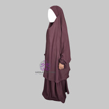 Load image into Gallery viewer, Jilbab Zaynab (girls) 2 Piece - Dusky Purple