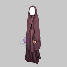 Load image into Gallery viewer, Jilbab Zaynab (girls) 2 Piece - Dusky Purple