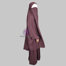 Load image into Gallery viewer, Jilbab Zaynab (girls) 2 Piece - Dusky Purple