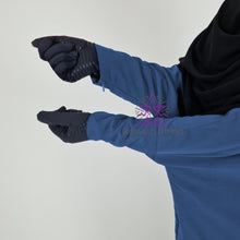 Load image into Gallery viewer, Batwing Abaya - Denim Blue | Wudu & Nursing Friendly