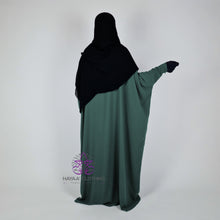 Load image into Gallery viewer, Batwing Abaya - Dark Sage | Wudu & Nursing Friendly