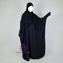 Load image into Gallery viewer, Batwing Abaya - Black | Wudu & Nursing Friendly