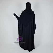 Load image into Gallery viewer, Batwing Abaya - Black | Wudu & Nursing Friendly