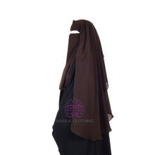 Load image into Gallery viewer, Double Layer Niqab - Brown