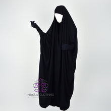Load image into Gallery viewer, Jilbab Safiyyah 1 Piece - Black