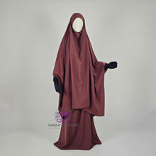 Load image into Gallery viewer, Jilbab Aa'isha 2 Piece | Elasticated headband - Copper
