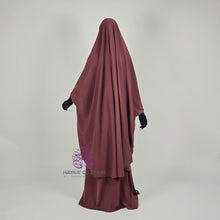 Load image into Gallery viewer, Jilbab Aa'isha 2 Piece | Elasticated headband - Copper
