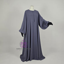Load image into Gallery viewer, Balloon Sleeve Abaya - Grey
