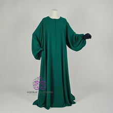 Load image into Gallery viewer, Balloon Sleeve Abaya - Emerald
